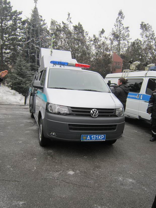 Полицеские автомобили Казахстана
