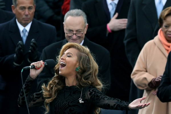 Бейонсе призналась, что пела на инаугурации Обамы под фонограмму